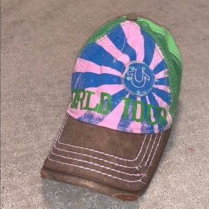 Women’s True Religion “World Tour” baseball hat